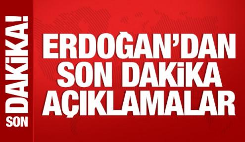 Kabine Toplantısı sona erdi: Cumhurbaşkanı Erdoğan açıklama yapıyor