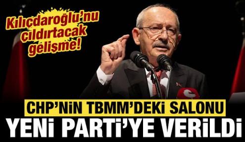 Kılıçdaroğlu'nu çıldırtacak gelişme: CHP'nin TBMM'deki salonu Yeni Parti'ye verildi!