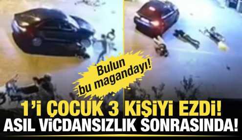 Mersin'de kan donduran kaza: Çarptığı yaralıları otomobiliyle ezerek kaçtı
