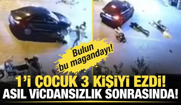 Mersin'de kan donduran kaza: Çarptığı yaralıları otomobiliyle ezerek kaçtı