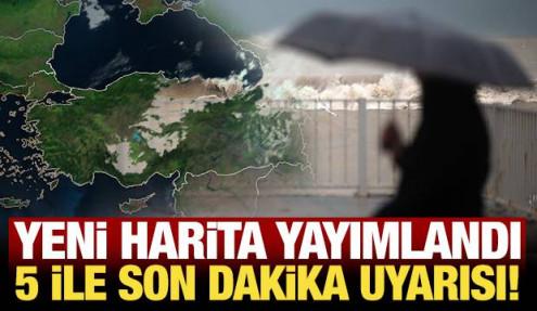 Meteoroloji'den 5 ile son dakika uyarısı!