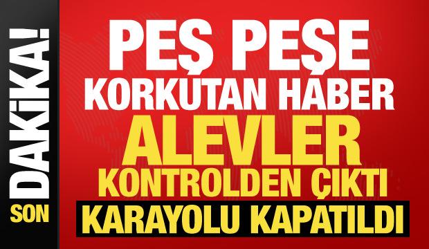 Muğla ve Antalya'da orman yangını! Alevler kontrolden çıkıyor...