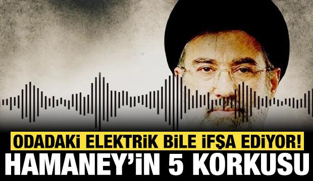 Odadaki elektrik bile ifşa ediyor: Hamaney'in 5 korkusu ifşa oldu