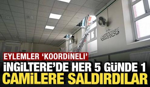 Rapor: 'İngiltere'de her 5 günde 1 camilere saldırdılar'