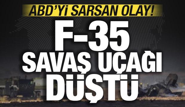 &Uuml;lkeyi sarsan olay! ABD'den son dakika a&ccedil;ıklaması: F-35 savaş u&ccedil;ağı d&uuml;şt&uuml;!