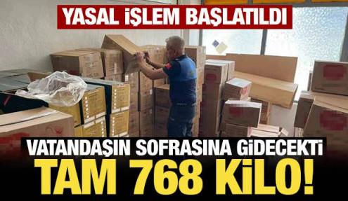 Vatandaşın sofrasına gidecekti: Tarihi geçmiş 768 kilo çay bulundu