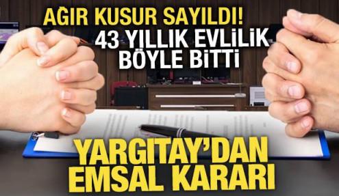 Yargıtay kararını verdi, sürekli eşya değiştirmek boşanma nedeni