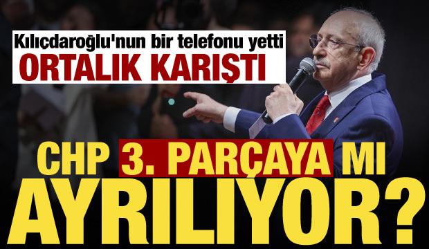 Yeni Parti'den sonra CHP'den yeni bölünme! Kılıçdaroğlu'nun telefonu ortalığı karıştırdı