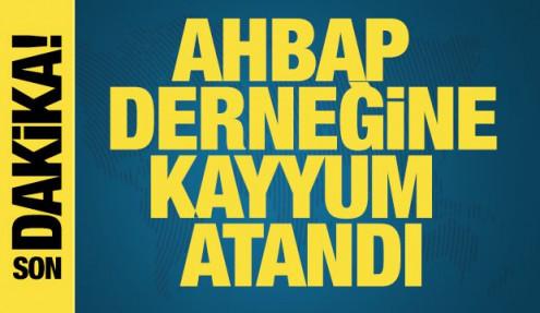 AHBAP Derneği'nin yönetimine Kayyum atandı