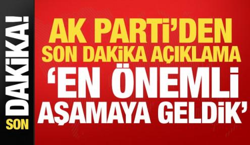 AK Parti'de MKYK toplandı! Ömer Çelik açıklamalarda bulunuyor