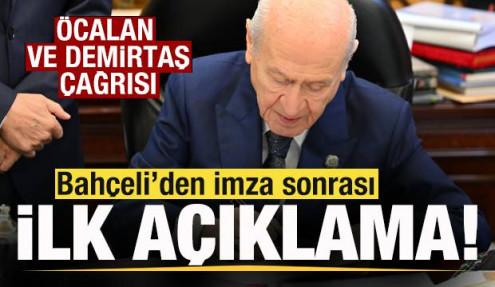 Bahçeli'den son dakika Demirtaş ve Öcalan açıklaması