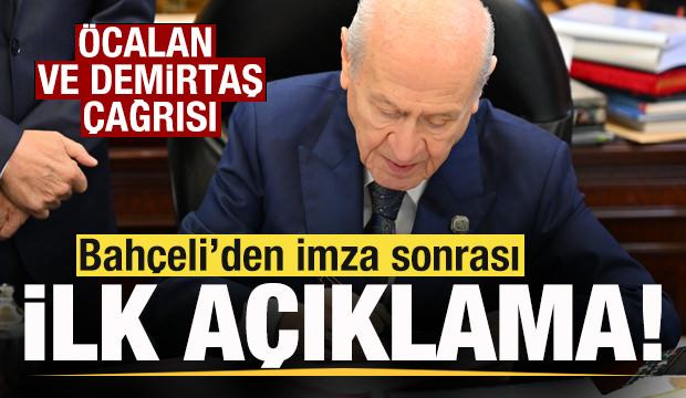 Bahçeli'den son dakika Demirtaş ve Öcalan açıklaması