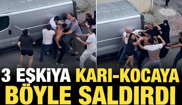 &Ccedil;ekmek&ouml;y'de komşular birbirine girdi: Tekmeler ve yumruklar havada u&ccedil;uştu