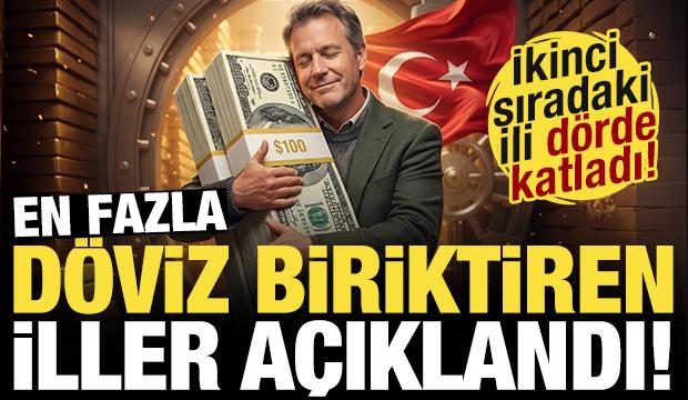 En &ccedil;ok d&ouml;viz biriktiren iller a&ccedil;ıklandı! İkinci sırayı d&ouml;rde katladı...
