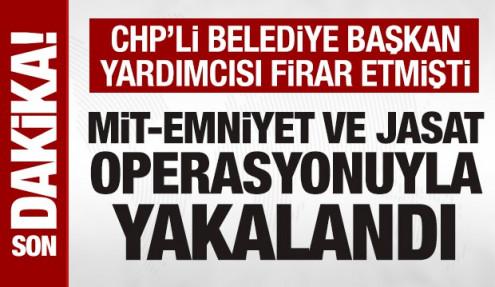 Firari Menderes Belediye Başkan Yardımcısı Rüzgar Sönmez yakalandı
