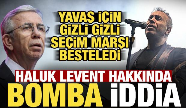 Haluk Levent hakkında bomba iddia: Mansur Yavaş için şarkı bestelemiş!