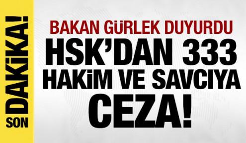 HSK 84 hakim ve savcıyı meslekten çıkardı! Bakan Gürlek duyurdu!