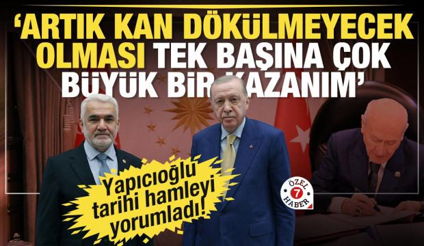 HÜDA PAR Genel Başkanı: Artık kan dökülmeyecek olması tek başına çok büyük bir kazanımdır