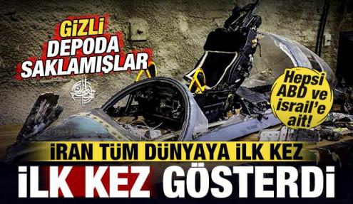 İran tüm dünyaya ilk kez gösterdi! Gizli depo saklamışlar! Hepsi ABD ve İsrail'e ait