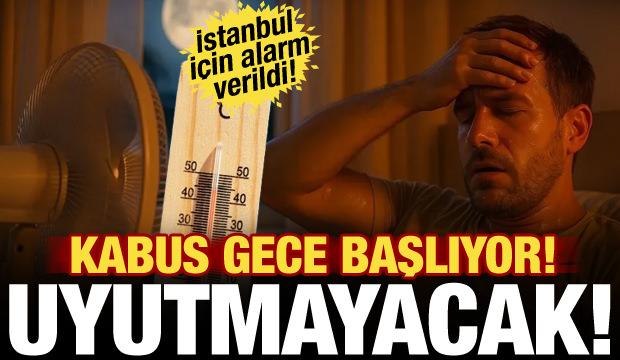 İstanbul'da sıcak alarmı! Gece de uyutmayacak, hissedilen sıcaklık 40 dereceye dayanacak