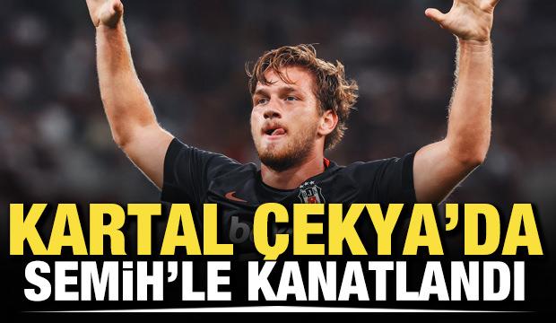 Kartal, Çekya'da Semih'le kanatlandı