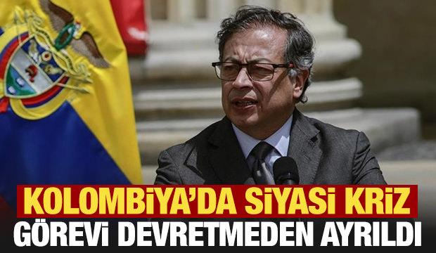 Kolombiya'da Petro dönemi sona erdi: Saraydan görevi devretmeden ayrıldı