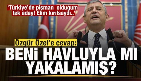 Özgür Özel: 'Pişman olduğum tek aday' dedi Jet cevap: Beni havluyla mı yakalamış?