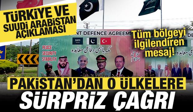 Pakistan'dan son dakika Türkiye ve Suudi Arabistan açıklaması! O ülkelere sürpriz mesaj