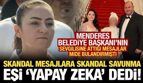 Skandal mesajları ortaya çıkmıştı: Menderes Belediye Başkanı Çiçek'in eşinden ilk yorum!