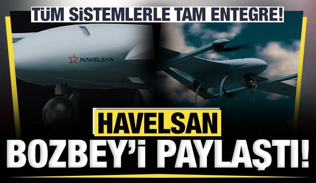 Tek başına değil tüm sistemlerle ortak çalışıyor: HAVELSAN BOZBEY’i paylaştı!