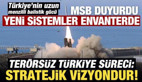 Türkiye’nin uzun menzilli balistik gücü... MSB duyurdu: TSK'ya yeni Tayfun sistemleri!
