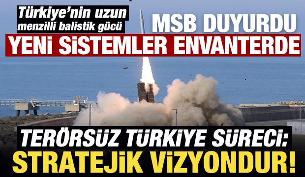 Türkiye’nin uzun menzilli balistik gücü... MSB duyurdu: TSK'ya yeni Tayfun sistemleri!
