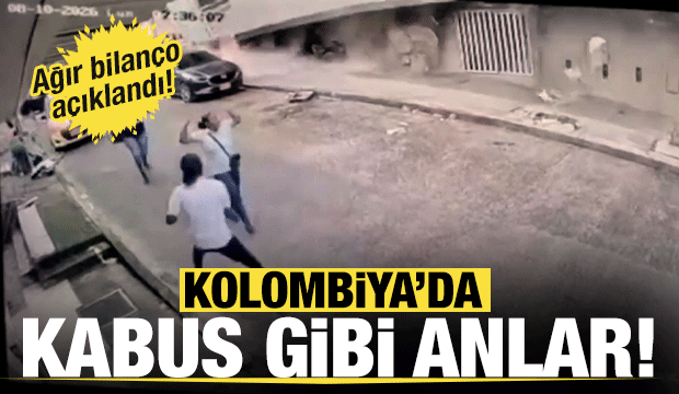 7,4 lük depremde bina saniyeler içinde yerle bir oldu