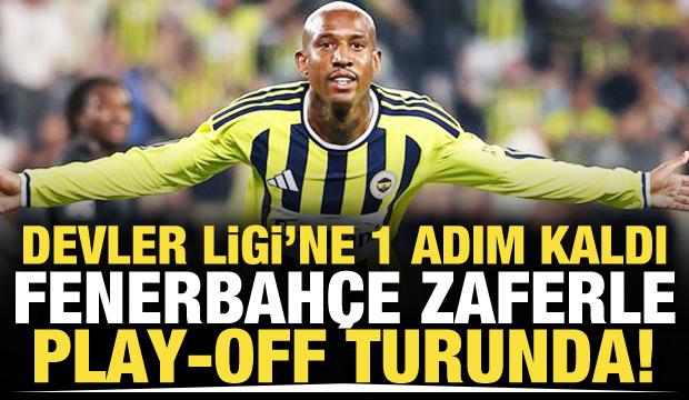 Devler Ligi'ne 1 adım kaldı! Fenerbahçe zaferle play-off turunda
