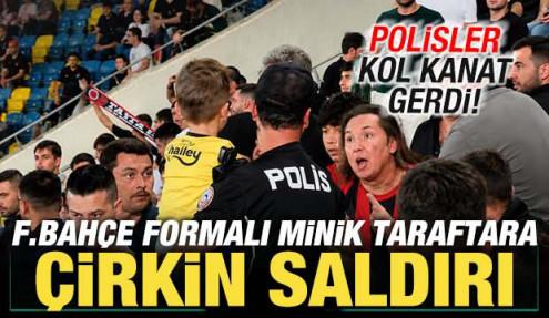 Ankara'da utanç gecesi! Fenerbahçe formalı minik taraftara çirkin saldırı