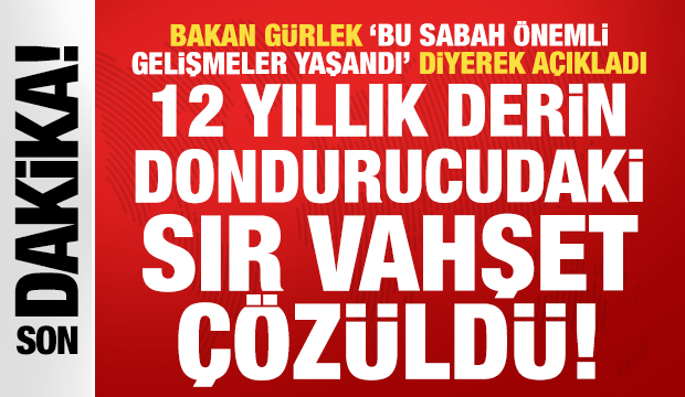 Bakan Gürlek duyurdu: 4 ayda 35 faili meçhul cinayet aydınlatıldı