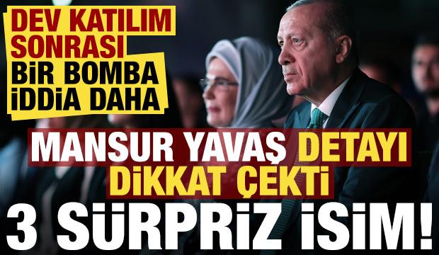 Dev katılımın ardından bomba iddia! Mansur Yavaş detayı dikkat çekti: 3 sürpriz isim...