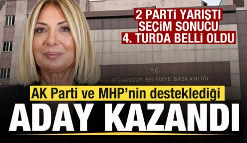 Etimesgut Belediyesinde seçim! AK Parti ve MHP'nin desteğiyle CHP'li aday kazandı!