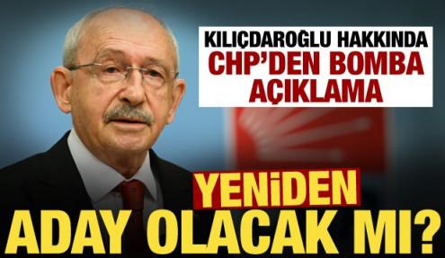 Kılıçdaroğlu yeniden aday olacak mı? CHP'den dikkat çeken açıklama