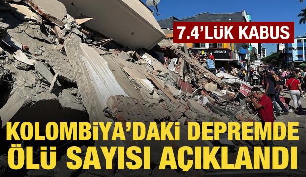 Kolombiya'daki depremde &ouml;l&uuml; sayısı a&ccedil;ıklandı