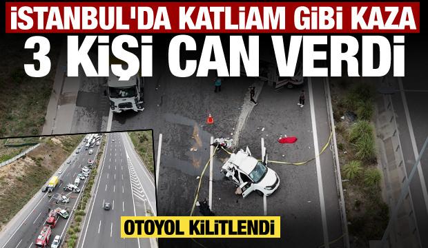 Kuzey Marmara Otoyolu’nda feci kaza! 1’i çocuk 3 kişi hayatını kaybetti
