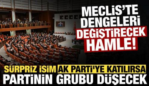 Meclis’te dengeleri sarsacak iddia! AK Parti'ye katılırsa partinin grubu düşecek