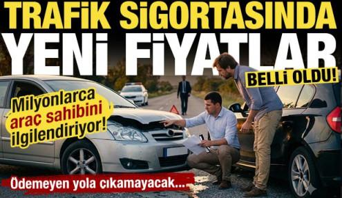 Milyonlarca araç sahibini ilgilendiriyor! Trafik sigortasında yeni fiyatlar belli oldu!