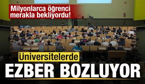 Milyonlarca öğrenci merakla bekliyordu! Üniversitelerde ezber bozacak düzenleme!