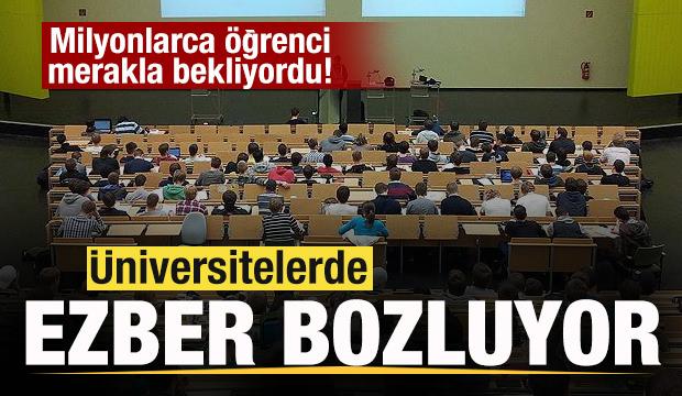 Milyonlarca öğrenci merakla bekliyordu! Üniversitelerde ezber bozacak düzenleme!