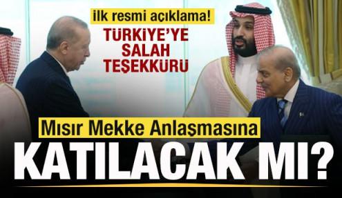 Mısır Mekke İttifakına katılacak mı? Son dakika açıklaması! Türkiye'ye Salah teşekkürü