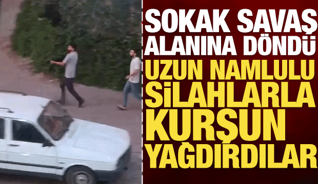 Şanlıurfa'da sokak savaş alanına döndü: Uzun namlulu silahlarla kurşun yağdırdılar