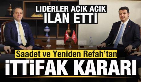 Siyaset gündemini hareketlendiren buluşma! Yeniden Refah ve Saadet açık açık ilan etti