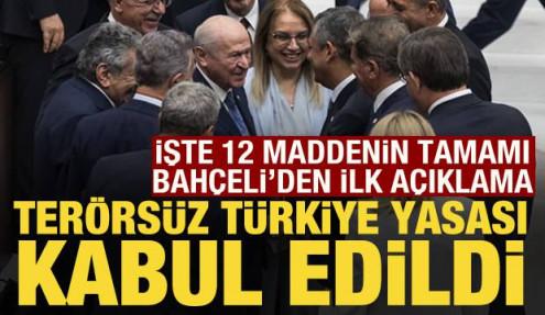 Son Dakika: Terörsüz Türkiye yasası Meclis'te kabul edildi: İşte 12 maddenin tamamı
