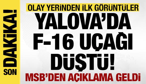 Son dakika: Yalova'da eğitim uçağı düştü!